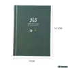 Blocchi per appunti All'ingrosso 365 Planner Agenda Notebook Colorf Pagina interna Illustrazione Annuale Piano giornaliero Diario Diario Libro Record Life Station Dhoco