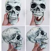 Dekorativa föremål Figurer Halloween Skull Ornament Haunted House Skeleton Human Hand Bone Ground Infated Horror Props Party Home Decor 230809