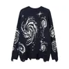 Pulls pour hommes 11 BYBB'S DARK Pull Vintage Déchiré Détruit Pulls Tricotés Hommes Femmes Oversize Lâche Tricots Pull Hip Hop 230808