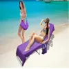 Mikrofiber Havlu Salonu Çantası Plaj Havlu Güneş Lounger Yatak Tatil Bahçesi Salonu Cepleri Bag234v