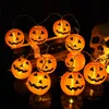 Other Event Party Supplies 15M 10LED Halloween Pumpkin Lantern String Lights Decorations for Home Bar Indoor Outdoor Led Lamp Ornaments 230809