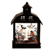 Altre forniture per feste di eventi Lanterna decorativa Vintage Halloween Lampada a candela portatile senza fiamma per la decorazione domestica Luce notturna Soft 230809