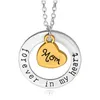 Pendant Necklaces In My Heart For Women Family Member Grandpa Grandma Mom Dad Daughter Son Love Chains Fashion Jewelry Drop Delivery P Dhxtk