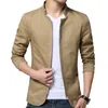 Vestes pour hommes AEMAPE Célèbre Marque Business Blazer Hommes Casual Mode Hommes Costume Coton Manteaux Slim Fit Coupe-Vent Veste Homme Tops Mâle 230808