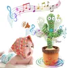 Decoratieve Objecten Beeldjes Dansen Cactus Herhaal Praten Speelgoed Lied Luidspreker Wriemelen Zingen Praten Knuffels voor Baby Volwassen 230809