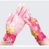 Gants de nettoyage Plantation Yard PalmCoated Floral Garden Women NonSlip Working Household Labor Protection 230809