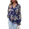 Design Long Sleeved Shirt For Women Autumn Elegant Floral