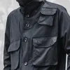 Мужские куртки Unisex Hiphop грузовая куртка функция многосайна тактическая дорожка на улице