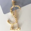 Designer glänsande brosch kvinnor trendiga bokstäver s 18k guldpläterade broscher enkla klassiska tillbehör party smycken med låda med låda