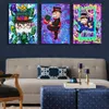 Modern Abstract Game Pintura em tela FALLING ON MONEY Monopoly Game Posters Prints Wall Art Picture Living Game Room Decoration Home Wo6