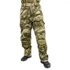 Conjunto de roupas de ginástica para esportes ao ar livre primavera/verão masculino tático para caça deserto verde camuflado