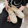 Klänningskor 2022 Ny elegent spets trimad espadrilles kvinna diamantgitter mesh loafers damer slip-on flat fishman skor j230808