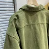 Kvinnor jackor Spring Autumn Safari Style Coat Ladies Oversize Loose Denim Jacka Women Casual Topps Army Green Outerwear Vintage Overcoat 230808