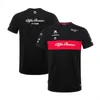 F4OS 2023 Formel One Men's Fashion T-shirts F1 Racing Team Alfa Romeo Snabbtorkning Kort ärm Top T-skjortkläder unisex andningsbar tee