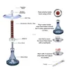 2023 New Narghile Complete Kit Shisha For Smoking Hookah Pump Full Smoking Pipe Hooka Accesories Chicha Set Glass Smoke Bottle HKD230809