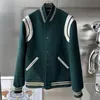 Mens Jackets Brand High End Unisex Classic Panel Woollen Jacket Men Original Design Coat Famous Quality Couple Baseball Uniforms XS6XL 230809