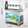 Thai Commercial Yogurt Frying Machine Ice Cream Plate Making Fried Roll