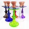 Outdoor Portable Disposable Hookah Set Plastic Shisha Smoking Steamers Hooka Complete Chicha Accessory Narghile Water Pipe Kit HKD230809