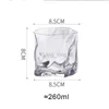 Nieregularny whisky Glass Crystal Old -Fashited Whisky Bar Wine Klas do kubka wódki HKD230809