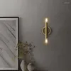 Vägglampor nordisk modern lampa för sovrum levande romm restaurang studera sängen led spegel ljus minimalism dekorera hem