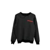 Pradity Designer Mulheres Moletom Homens Hoodie Painéis Nylon Metal Triângulo Vermelho Label Define Branco Streak Sweater Algodão Cinza Preto S-XL