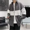 男子セーターカーディガンメンズオールマッチシックな秋のハイストリート韓国スタイルの長袖