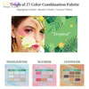 Body Glitter Docolor Tropiacal Make-Up Palet 9 Kleuren Blush Contour Markeerstift Matte Poeder Shimmer Gezicht Bronzer 230809