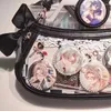 Sacs de soirée MBTI Style japonais femmes sac à bandoulière Lolita Jk Transparent Pu cuir Ita petit créateur de mode mignon femme sac à main