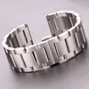 Oglądaj zespoły zegarek ze stali nierdzewnej Bransoletka 18 20 21 22 23 23 24 mm Women Men Men Solid Metal Tapnedent Pasek z narzędziem 230808