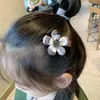 Hårtillbehör för flickor baby stor blomma pläd prinsessa barn flicka hårband pannband baby huvudband barn hårkläder