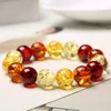 Charm armbanden Baltisch barnsteen enkele ring armband ruwe minerale bijenwas Amber multi schat ronde kraal begeleidende armband voor mannen en vrouwen 230809