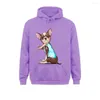 Erkek Hoodies Mom'u Seviyorum Komik Chihuahua Dövmeli Büyük Boy Hoodie Sweatshirts Erkekler için Aile Gün boyu kollu kıyafetler