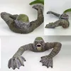 Decorative Objects Figurines Creature from The Black Lagoon Halloween Wall Decoration Grave Figure Model Cosplay Lizard Man Monster Room Outdoor 230809