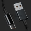 Laddare/kablar 6A USB Typ C-kabel för Xiaomi Huawei Realme 66W USB C-kabel Mobiltelefon Fast Charging Cable USB-C Typ-C Data CORD 0,3M/1M/2M X0809