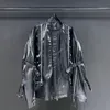 Mens Jackets PFHQ Metallic Design Loose Summer Personality High Quality Original Patchwork Coat 21F1418 230808