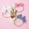 Hair Accessories 10PC Children's Bowknot Loop Soft Baby Cord Headwear Suitable For Children Aged 0-6 Kids