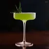 نظارات النبيذ 140 مل اليابانية Martini Cocktail Glass Creative Crystal Champagne Cup Cup Siter