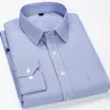 Chemises habillées pour hommes surdimensionnées 9XL 8XL 48 47 Chemise à manches longues pour hommes Casual Business Classic Plaid Striped Slim Fit Button Male Social Dress Shirts 230808