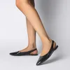 GAI Geklede schoenen Dames Slingback Puntschoen Comfort Damesflats met strik 230809