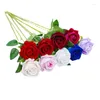 Decorative Flowers Experience The Romance Of Valentine's Day With Our Single Plush Cloth Rose And Simulation Flower - Perfect Gift For Your