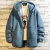 Parkas en duvet pour hommes Gmiixder veste en laine d'agneau pour hommes automne hiver chaud 2023 polaire fermeture éclair solide manteau en peluche Vintage tout match épaissi haut 230809