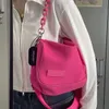 Bolsas de noite bolsas para mulheres designer de luxo Y2K bolsa de ombro pequena corrente crossbody gótica techwear gótica tendência rosa 230809