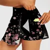 Spódnica kąpielowa w szortach kobiecego pokrywka damskiej wysokiej talii tennisa plisowana kobiety swobodne spodnie z kieszeniami