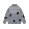 Mens Jackets Full Stars Painted Washed Chaquetas Hombre Baggy Jeans Unisex Jaqueta Masculina Y2K Autumn Outwear Denim Coat Oversize 230808