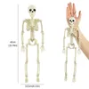 Other Event Party Supplies Halloween Movable Skeleton Fake Human Skull Bones Halloween Party Home Bar Decorations Haunted House Horror Props Ornament Toys 230809