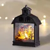 Другие мероприятия поставляют декоративные фонаря Vintage Halloween Portable Flisher Sandle Lamp для домашнего украшения Night Light Soft 230809