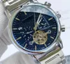 Top Men's Watches High quality Movement Wristwatches Tourbillon watches Luxury automatic mechanical wristwatch Sport wrist-watch Stainless Steel Strap bracele