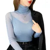 Kadın Sweaters Sıradan Katı Uzun Kollu Kadın Kore Tarzı Külkü Beklemi Ofis Lady Jumpers Giysileri Siyah Sokak Güzergahı Bahar Sonbahar