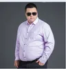 Koszulki męskie Koszule Wysokiej jakości zima jesień mężczyźni plus rozmiar duża sukienka koszula długi rękaw 6xl 8xl 10xl 12xl formalne koszule biurowe Business 230808