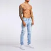 Jeans masculins tendance noire slim haut taille pantalon denim hommes quatre saisons pantalon solide en pleine longueur skinny 230809